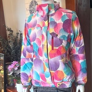 Firefly size large winter jacket Colorful Waterproof with multiple functions.